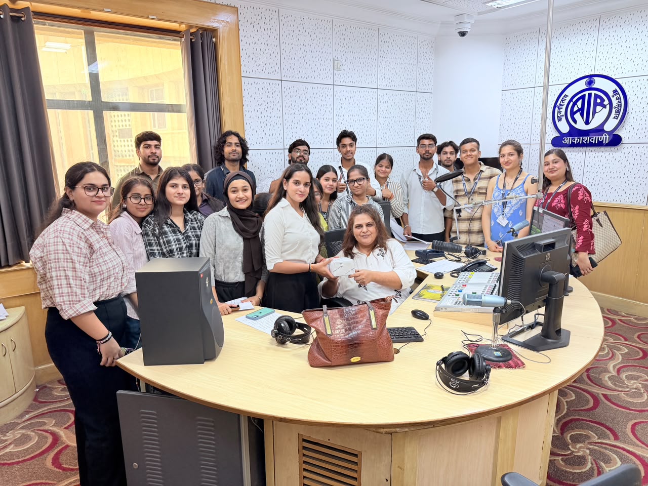 SMCF Students Explore the World of Professional Broadcasting at All India Radio